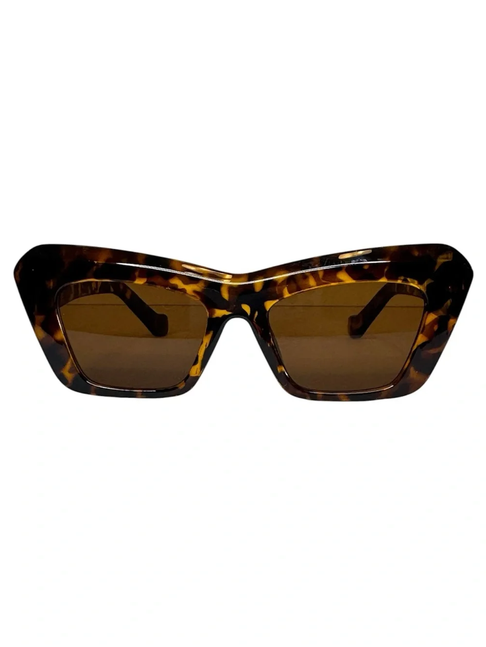 FIFTH & NINTH Kenna Sunglasses NEW With Case Tortoise Brown Cat Eye